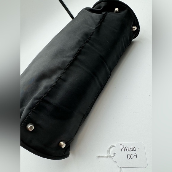 Prada - Authentic - Tessuto City Bag - Black Canvas with Lock & Key - Picture 16 of 16